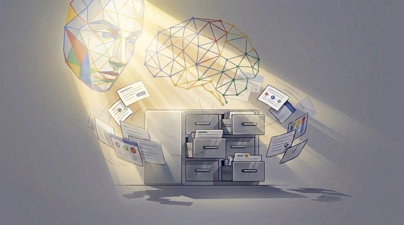 Access design: four search modes so the AI doesn't just confirm me